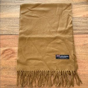 Cashmere camel colored scarf